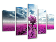 Zidna slika u 5 dijelova DRVEĆE ST014E50