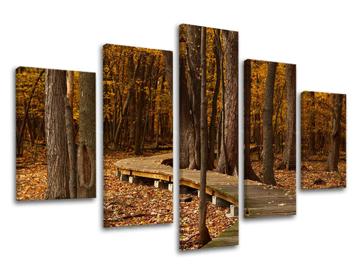 Zidna slika u 5 dijelova DRVEĆE ST018E50