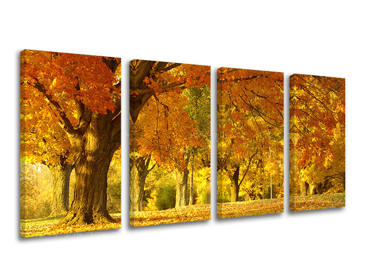 Zidna slika u 4 dijela DRVEĆE ST027E41