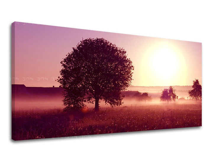 Zidna slika PANORAMA ZAPAD SLNKA