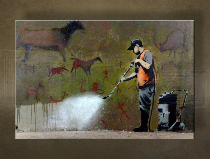Slika na platnu 1 komad Street ART - Banksy - slika 2