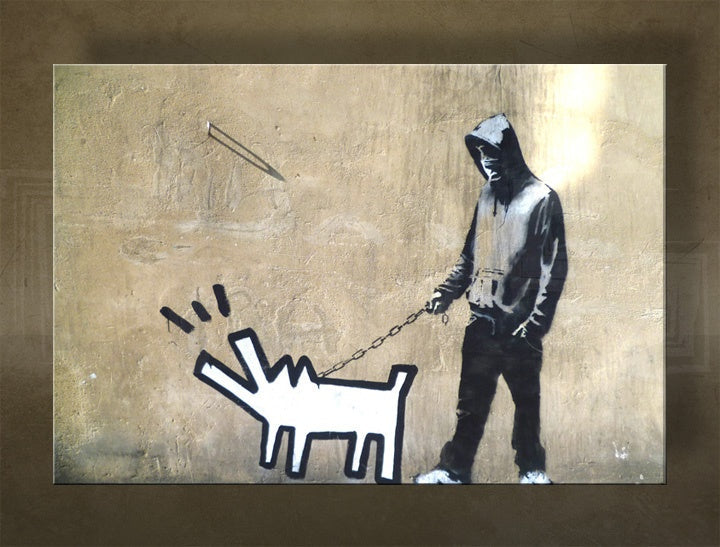 Slika na platnu 1 komad Street ART - Banksy - slika 2