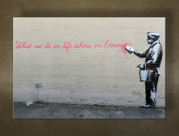 Slika na platnu 1 komad Street ART - Banksy