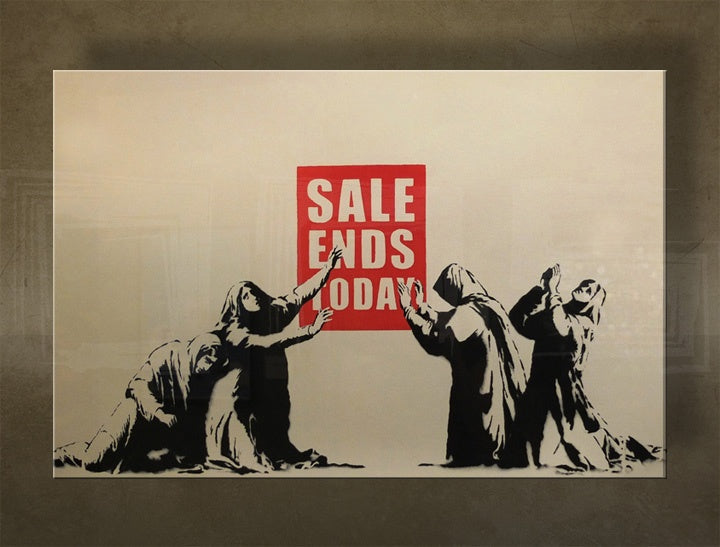 Slika na platnu 1 komad Street ART - Banksy - slika 2