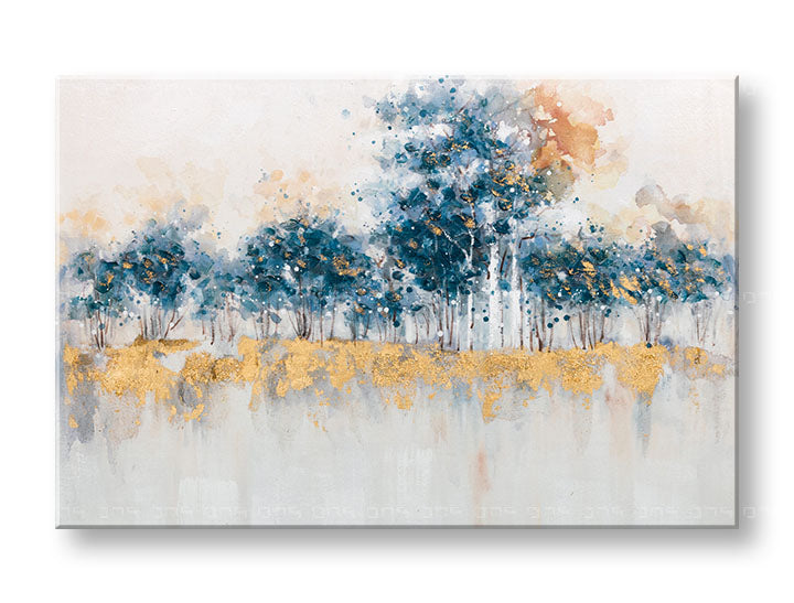 Ručno oslikana slika za zid APSTRAKT 90x60 cm – 3D perspektiva platna na drvenom okviru | 100 % original | akril na platnu ARTMIE | Papilora.sk