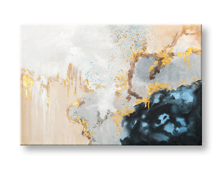 Ručno oslikana slika za zid APSTRAKT 90x60 cm – 3D perspektiva platna na drvenom okviru | 100 % original | akril na platnu ARTMIE | Papilora.sk
