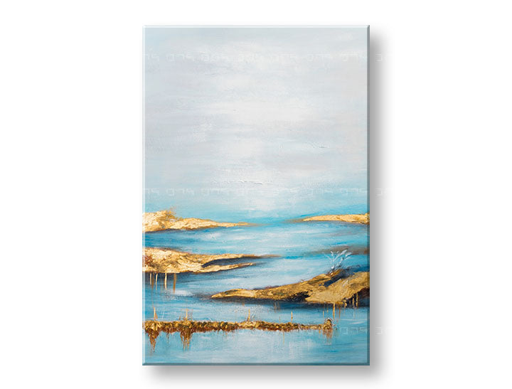 Ručno oslikana slika za zid APSTRAKT 80x120 cm – 3D perspektiva platna na drvenom okviru | 100 % original | akril na platnu ARTMIE | Papilora.sk