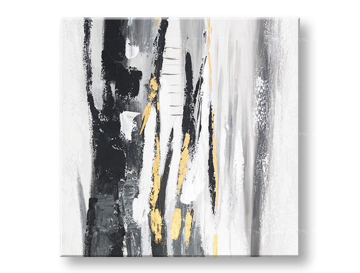 Ručno oslikana slika za zid APSTRAKT 60x60 cm – 3D perspektiva platna na drvenom okviru | 100 % original | akril na platnu ARTMIE | Papilora.sk