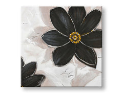 Ručno oslikana slika za zid CVIJEĆE 70x70 cm – 3D perspektiva platna na drvenom okviru | 100 % original | akril na platnu ARTMIE | Papilora.sk