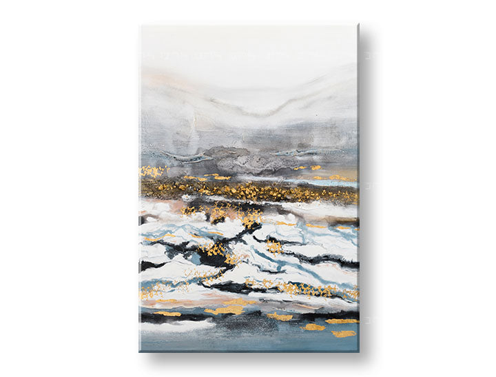 Ručno oslikana slika na zidu PRIRODA 60x90 cm – 3D perspektiva platna na drvenom okviru | 100 % original | akril na platnu ARTMIE | Papilora.sk