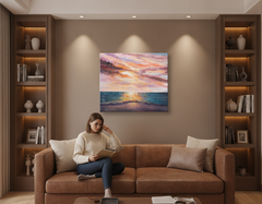 Oslikana zidna slika WEST SLNKA 1-dijelna 70x60 cm