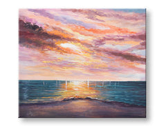 Oslikana zidna slika WEST SLNKA 1-dijelna 70x60 cm