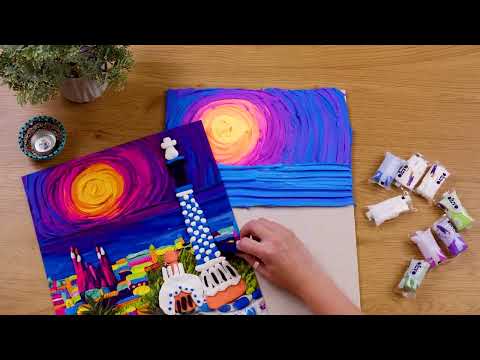 OKTO kreativni 3D set "Park Guell u Barceloni" 30 x 40 cm