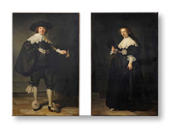 Rembrandt - Portreti Martena Soolmansa i Oopjena Coppita - slika 3