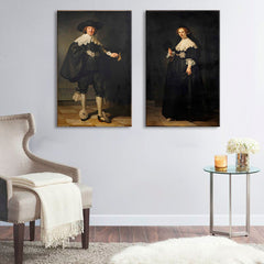 Rembrandt - Portreti Martena Soolmansa i Oopjena Coppita - slika 4