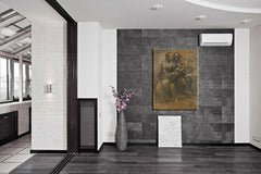 Slika na platnu DJEVA S DIJETETOM I SVETOM ANOM - Leonardo da Vinci REP168