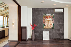 Slika na platnu F. CHAMPENOIS IMPRIMEUR-ÉDITEUR - Alfons Mucha REP234