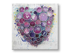 Oslikana zidna slika SRCE 1 dio CFAZH4250E1 - 60x60 cm