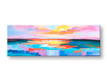 Oslikana zidna slika WEST SLNKA 1-dijelna CFAZH5625E1 - 120x40 cm