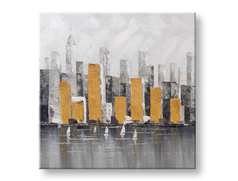 Oslikana zidna slika CITY 1 dio 70x70 cm CFAZH6539E1