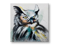 Oslikana zidna slika Sova 1 dio 60x60 cm CWF1279HE1