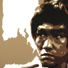 Ručno oslikana POP ART slika AL BRUCE LEE - slika 3