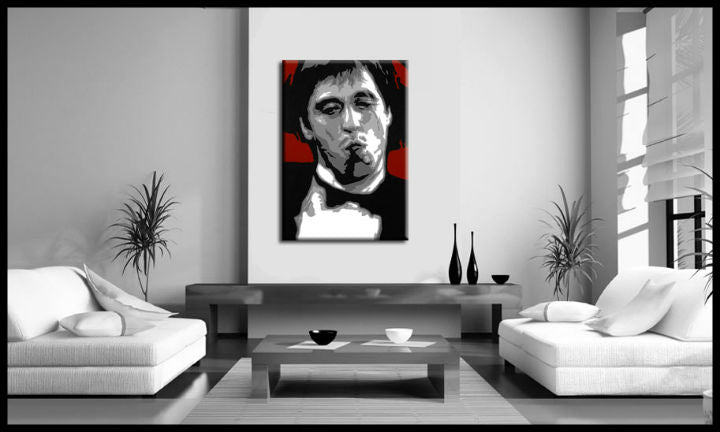 Ručno oslikana POP ART slika AL PACINO