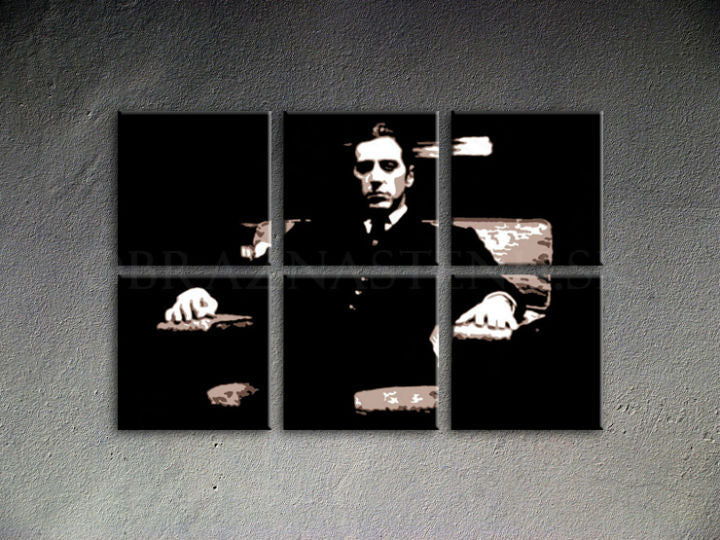 Ručno oslikana POP ART slika GODFATHER