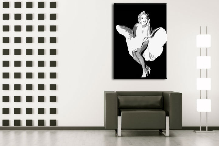 Ručno oslikana POP ART slika MARILYN MONROE