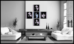 Ručno oslikana POP Art slika Pink Floyd 4 dijela pf