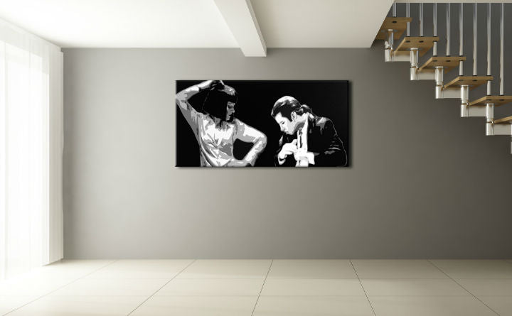 Ručno oslikana POP ART slika PULP FICTION