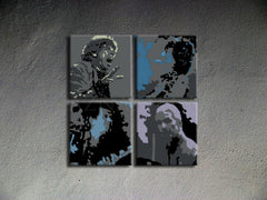 Ručno oslikana POP ART slika ROLLING STONES