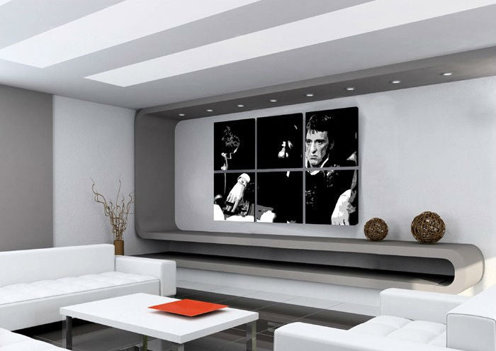 Ručno oslikana POP ART slika SCARFACE-AL PACINO