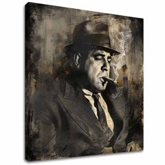 Slika AL CAPONE - Dim i snaga | dovršeno rukom umjetnika - slika 2