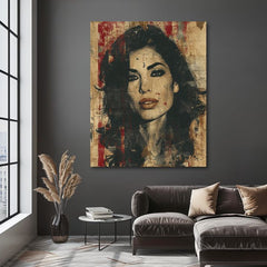 Slika AMY WINEHOUSE - Duboki pogled duše | dovršeno rukom umjetnika - slika 3