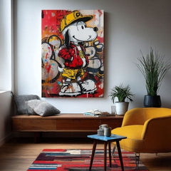 Slika COOL SNOOPY na platnu | dovršeno rukom umjetnika