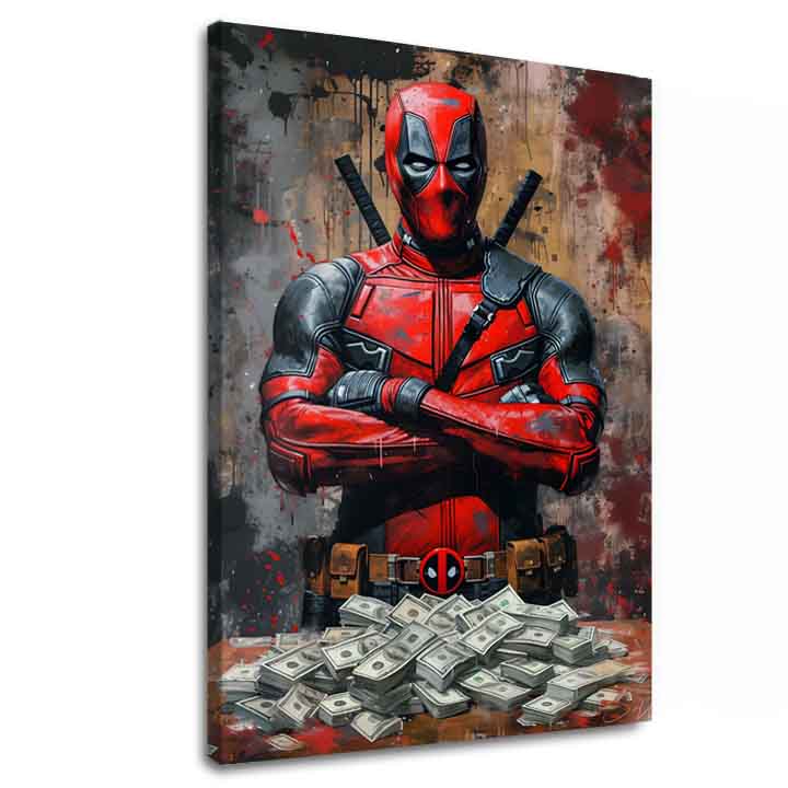 Slika DEADPOOL : Novac i kaos | dovršeno rukom umjetnika - slika 2
