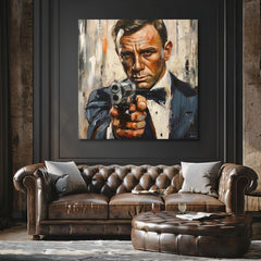 Slika JAMES BOND - Opasna elegancija | dovršeno rukom umjetnika - slika 3