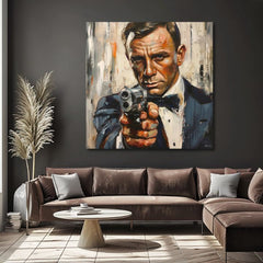 Slika JAMES BOND - Opasna elegancija | dovršeno rukom umjetnika