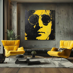 Slika JOHN LENNON - Žuti odraz stvarnosti | dovršeno rukom umjetnika