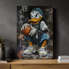 Slika LEBRON DUCK na platnu | dovršeno rukom umjetnika - slika 3