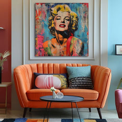 Slika MARILYN MONROE - Buntovnica u bojama | dovršeno rukom umjetnika