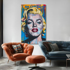 Slika MARILYN MONROE - Kapitalistički šarm | dovršeno rukom umjetnika - slika 3