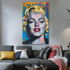 Slika MARILYN MONROE - Kapitalistički šarm | dovršeno rukom umjetnika