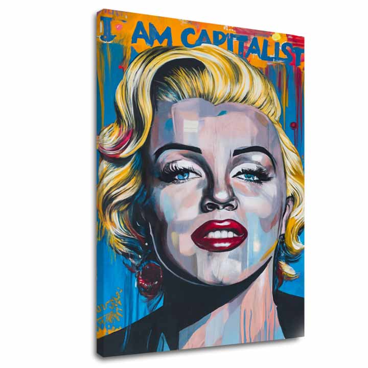 Slika MARILYN MONROE - Kapitalistički šarm | dovršeno rukom umjetnika - slika 2