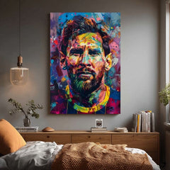 Slika MESSI VIBES na platnu | dovršeno rukom umjetnika - slika 3
