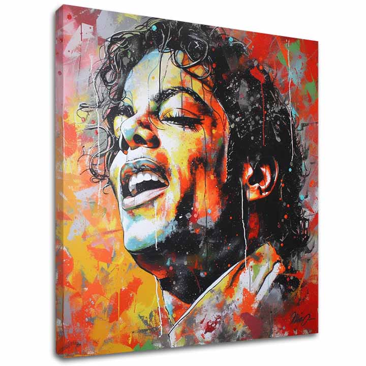 Slika MICHAEL JACKSON - Glas generacija | dovršeno rukom umjetnika - slika 2