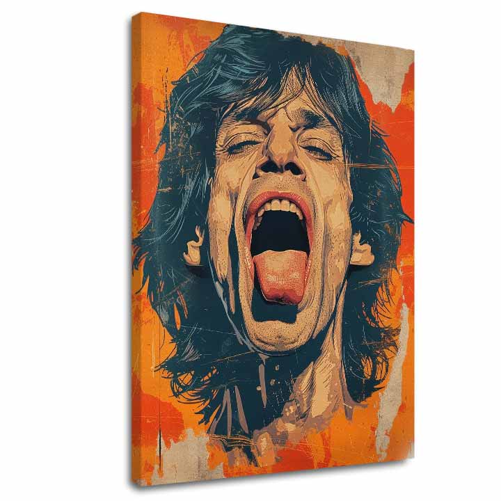 Slika MICK JAGGER - Moć rock scene | dovršeno rukom umjetnika - slika 2