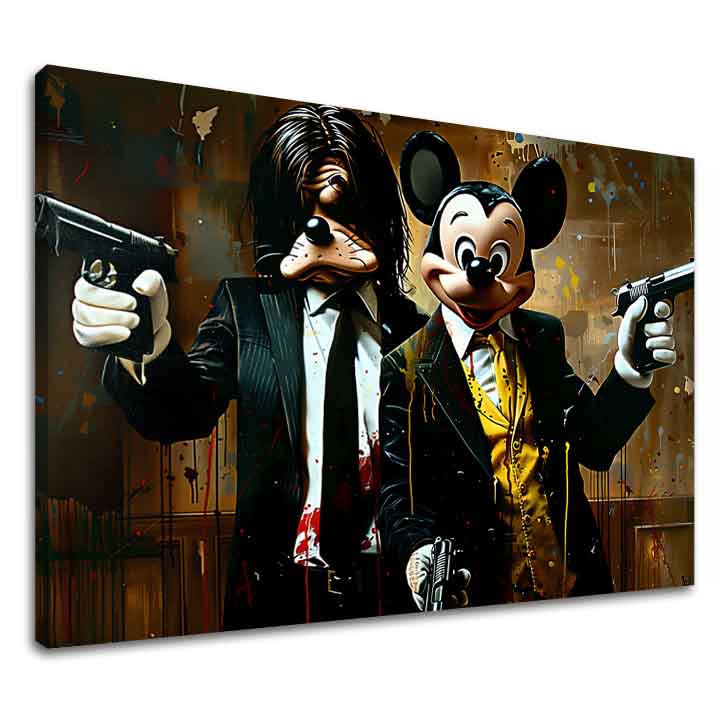Slika MICKEY AND THE MOBSTER | dovršeno rukom umjetnika - slika 2