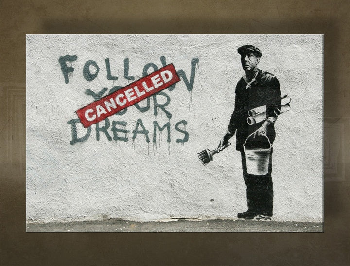 Slika na platnu 1 komad Street ART - Banksy